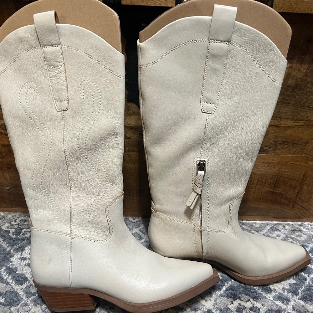 Franco Sarto Leather Boots